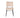 life-Living Eetkamerstoel Noah - Naturel - Ribcord