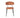 life-Living Eetkamerstoel Zack - Roest - Ribcord