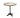 Terrastafel Marble met Messing Rand - Parijs 4-teens zwart - Life - Living