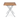 Terrastafel - Hout - Gietijzer - H 76.5 x B 60 x D 60 CM - Life Living