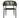Jacco terrasstoel – Charcoal/olive - Life Living