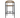 Jonah barkruk - naturel met zwart - Life Living