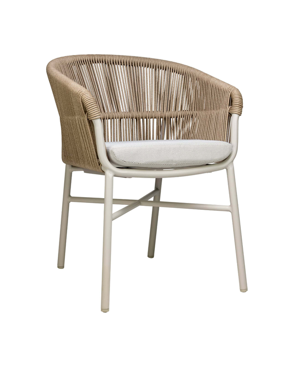 Rosie terrasstoel – Beige/zand - Life Living