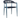 Jonah terrasstoel met arm - navy blauw - life-living