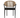 Lion terrasstoel – Antraciet/bruin - Life Living