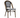 Toby-I terrasstoel – Bamboo/zwart-wit - Life Living