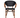 Marino terrasstoel – bamboo/zwart - Life Living