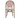 Toby-III terrasstoel – Bamboo/koraal-wit - Life Living