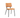 Stoel Guosto- kunstleder  cognac- Life Living