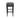 Napels / Rome Barkkruk - Zwart Kunstleer - Life Living