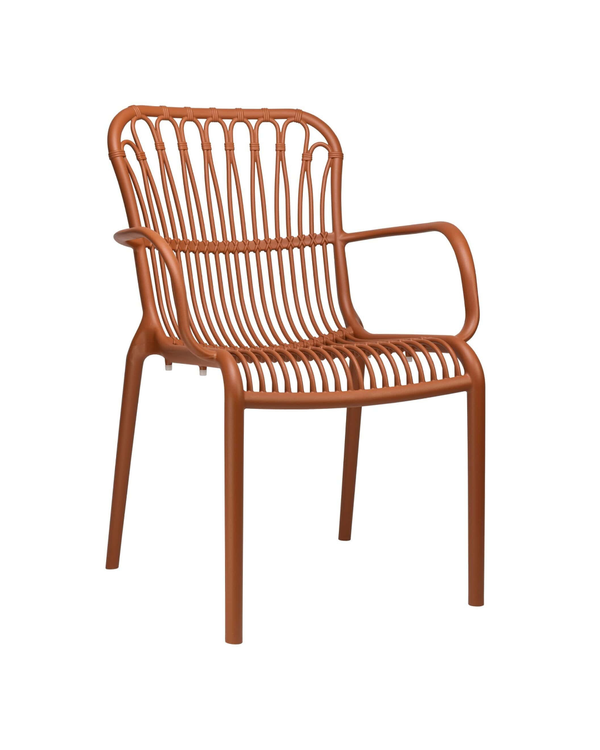 Lola terrasstoel – Terracotta - Life Living